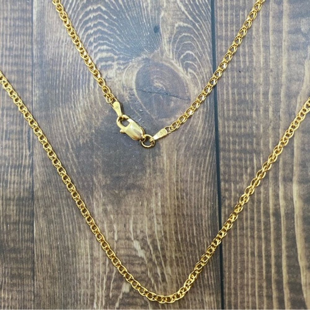 24 karat gold plated over sterling silver necklace  made in Italy